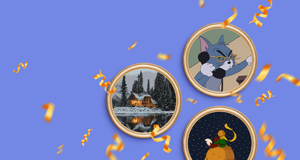 Круглые картины <br>по номерам