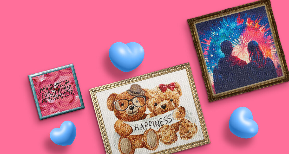 Романтические наборы для алмазной вышивки