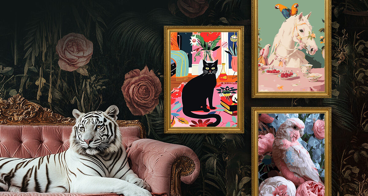 Картины по номерам<br>с животными